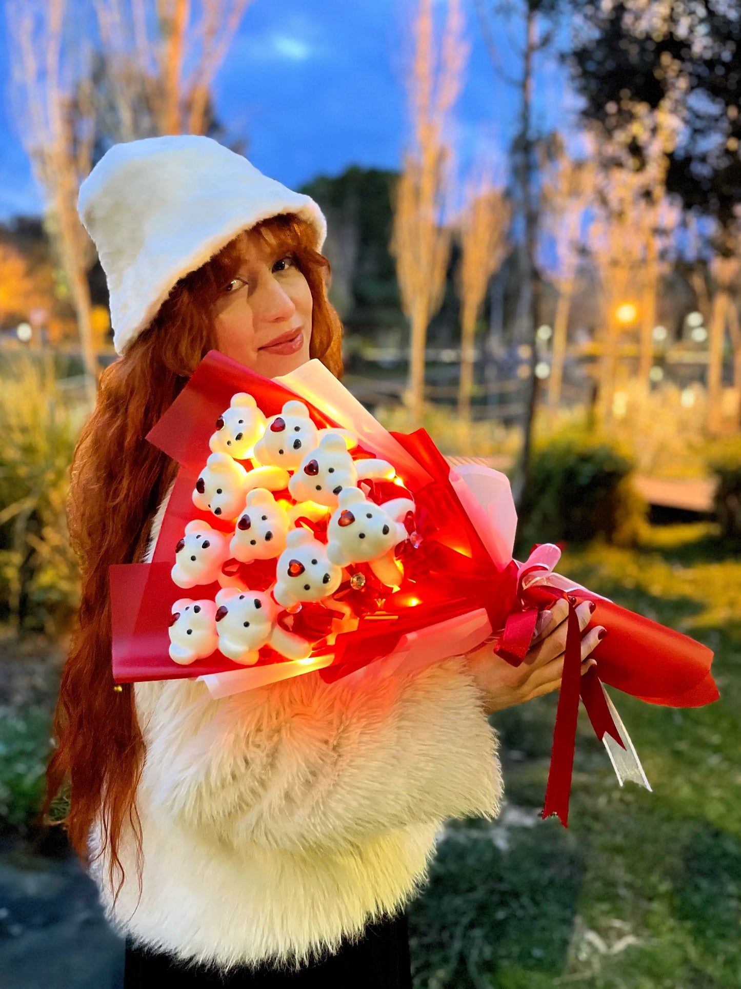 ™RoseVista ∞ Ledli Ayıcık Buketi